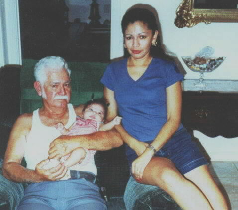 My dad,Margarito C. Salazar,my grand-daughter, 
Demmarie Casanova,6 months old,and me in 2004